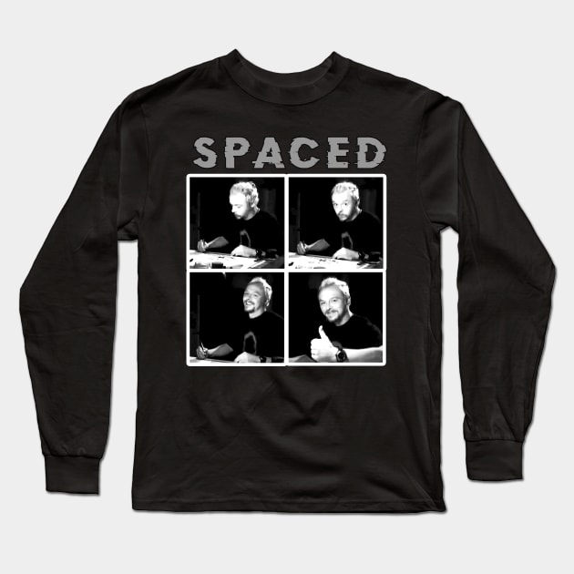 Spaced - Simon Pegg Meme Long Sleeve T-Shirt by elevens.design